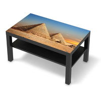 Möbelfolie Pyramids - IKEA Lack Tisch 90x55 cm - schwarz