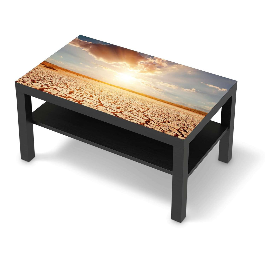 Möbelfolie Savanne - IKEA Lack Tisch 90x55 cm - schwarz
