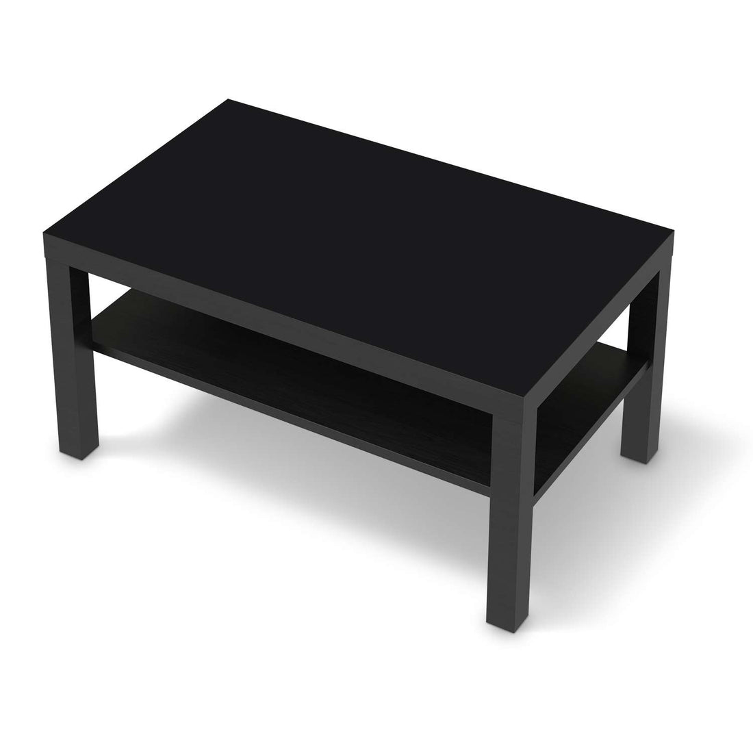 Möbelfolie Schwarz - IKEA Lack Tisch 90x55 cm - schwarz