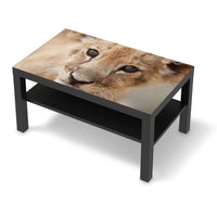 Möbelfolie Simba - IKEA Lack Tisch 90x55 cm - schwarz