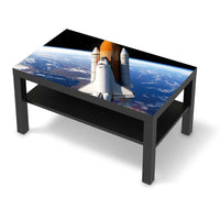 Möbelfolie Space Traveller - IKEA Lack Tisch 90x55 cm - schwarz