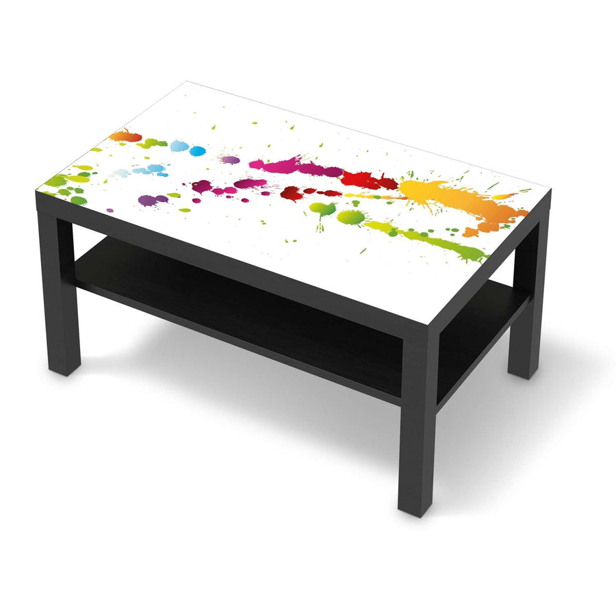 Möbelfolie Splash 2 - IKEA Lack Tisch 90x55 cm - schwarz