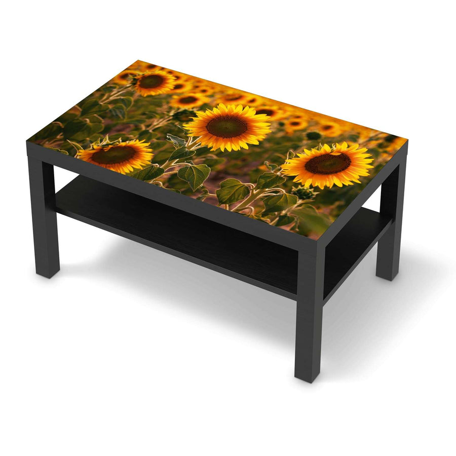 Möbelfolie Sunflowers - IKEA Lack Tisch 90x55 cm - schwarz