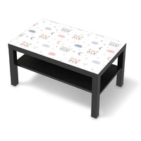 Möbelfolie Sweet Dreams - IKEA Lack Tisch 90x55 cm - schwarz