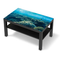 Möbelfolie Underwater World - IKEA Lack Tisch 90x55 cm - schwarz