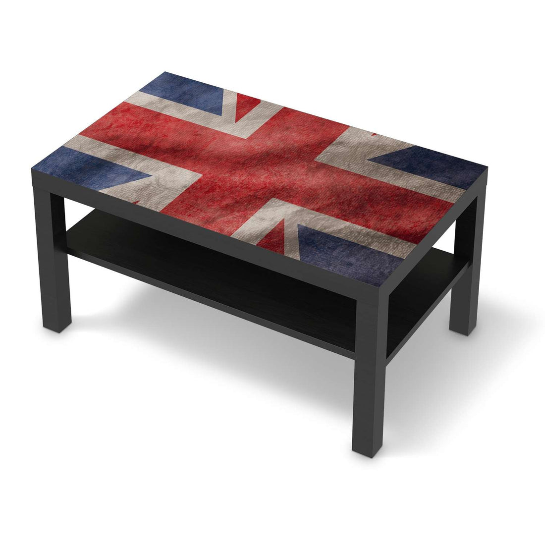 Möbelfolie Union Jack - IKEA Lack Tisch 90x55 cm - schwarz