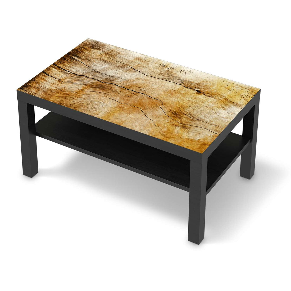 Möbelfolie Unterholz - IKEA Lack Tisch 90x55 cm - schwarz