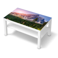 Möbelfolie Alpenblick - IKEA Lack Tisch 90x55 cm - weiss