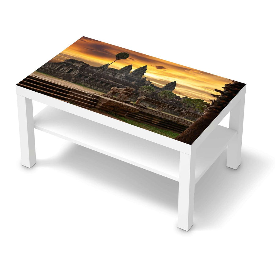 Möbelfolie Angkor Wat - IKEA Lack Tisch 90x55 cm - weiss