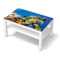 Möbelfolie Coral Reef - IKEA Lack Tisch 90x55 cm - weiss