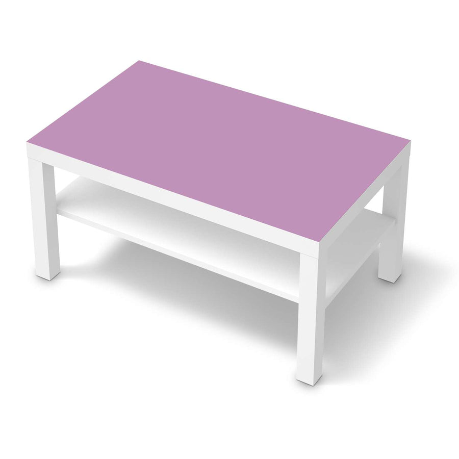 Möbelfolie Flieder Light - IKEA Lack Tisch 90x55 cm - weiss