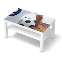 Möbelfolie Footballmania - IKEA Lack Tisch 90x55 cm - weiss