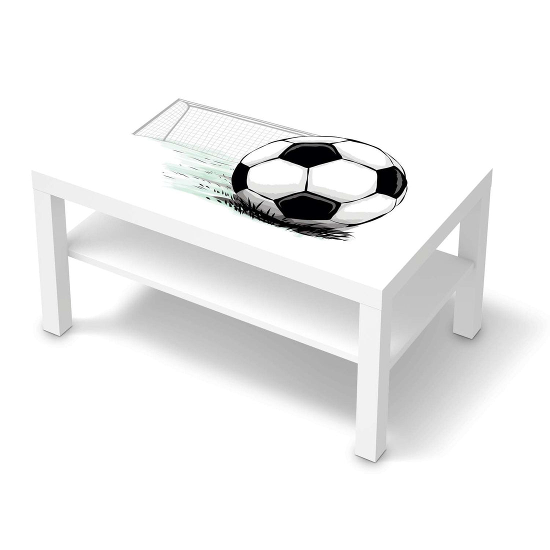 Möbelfolie Freistoss - IKEA Lack Tisch 90x55 cm - weiss