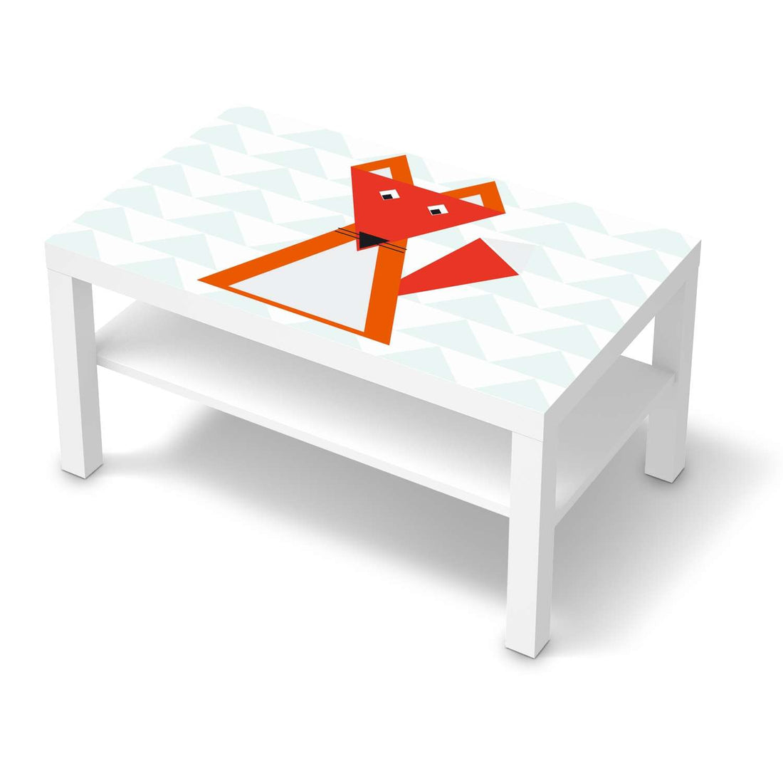 Möbelfolie Füchslein - IKEA Lack Tisch 90x55 cm - weiss