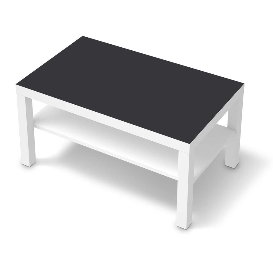 Möbelfolie Grau Dark - IKEA Lack Tisch 90x55 cm - weiss