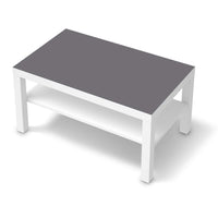 Möbelfolie Grau Light - IKEA Lack Tisch 90x55 cm - weiss