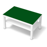 Möbelfolie Grün Dark - IKEA Lack Tisch 90x55 cm - weiss