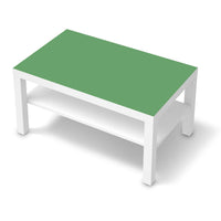 Möbelfolie Grün Light - IKEA Lack Tisch 90x55 cm - weiss