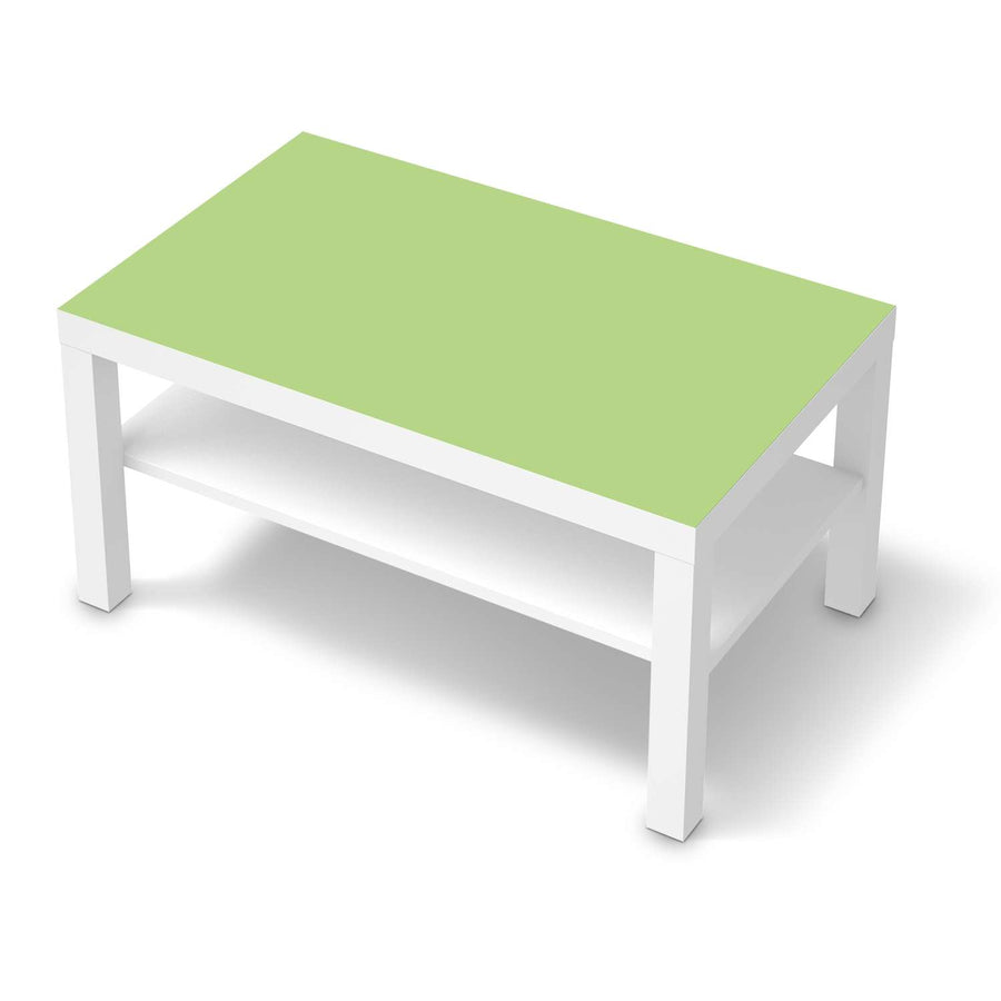 Möbelfolie Hellgrün Light - IKEA Lack Tisch 90x55 cm - weiss