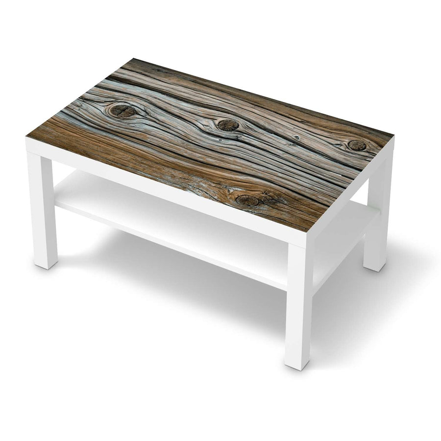 Möbelfolie Hochbejahrt - IKEA Lack Tisch 90x55 cm - weiss