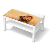 Möbelfolie Lion King - IKEA Lack Tisch 90x55 cm - weiss