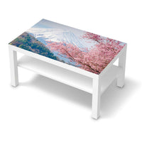 Möbelfolie Mount Fuji - IKEA Lack Tisch 90x55 cm - weiss