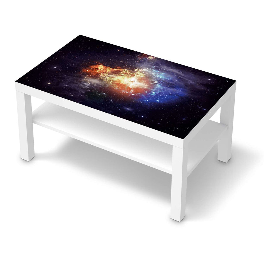 Möbelfolie Nebula - IKEA Lack Tisch 90x55 cm - weiss