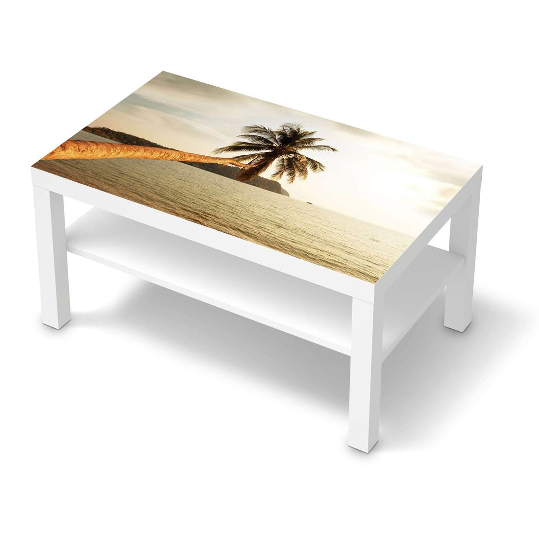 Möbelfolie Paradise - IKEA Lack Tisch 90x55 cm - weiss