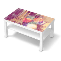 Möbelfolie Paris - IKEA Lack Tisch 90x55 cm - weiss