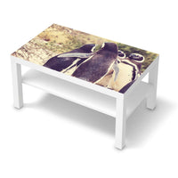 Möbelfolie Pingu Friendship - IKEA Lack Tisch 90x55 cm - weiss