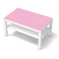 Möbelfolie Pink Light - IKEA Lack Tisch 90x55 cm - weiss