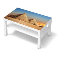Möbelfolie Pyramids - IKEA Lack Tisch 90x55 cm - weiss