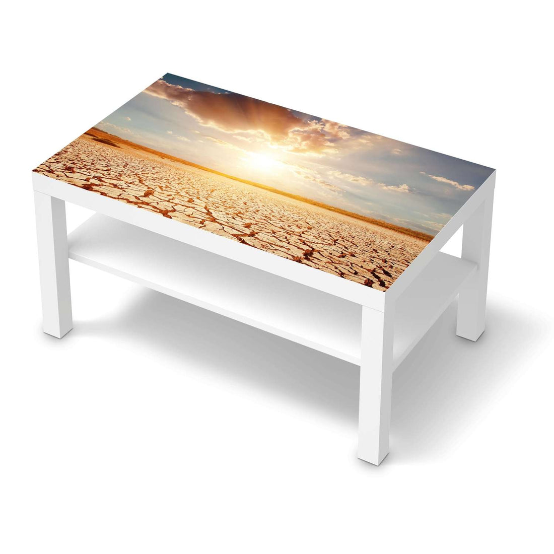 Möbelfolie Savanne - IKEA Lack Tisch 90x55 cm - weiss