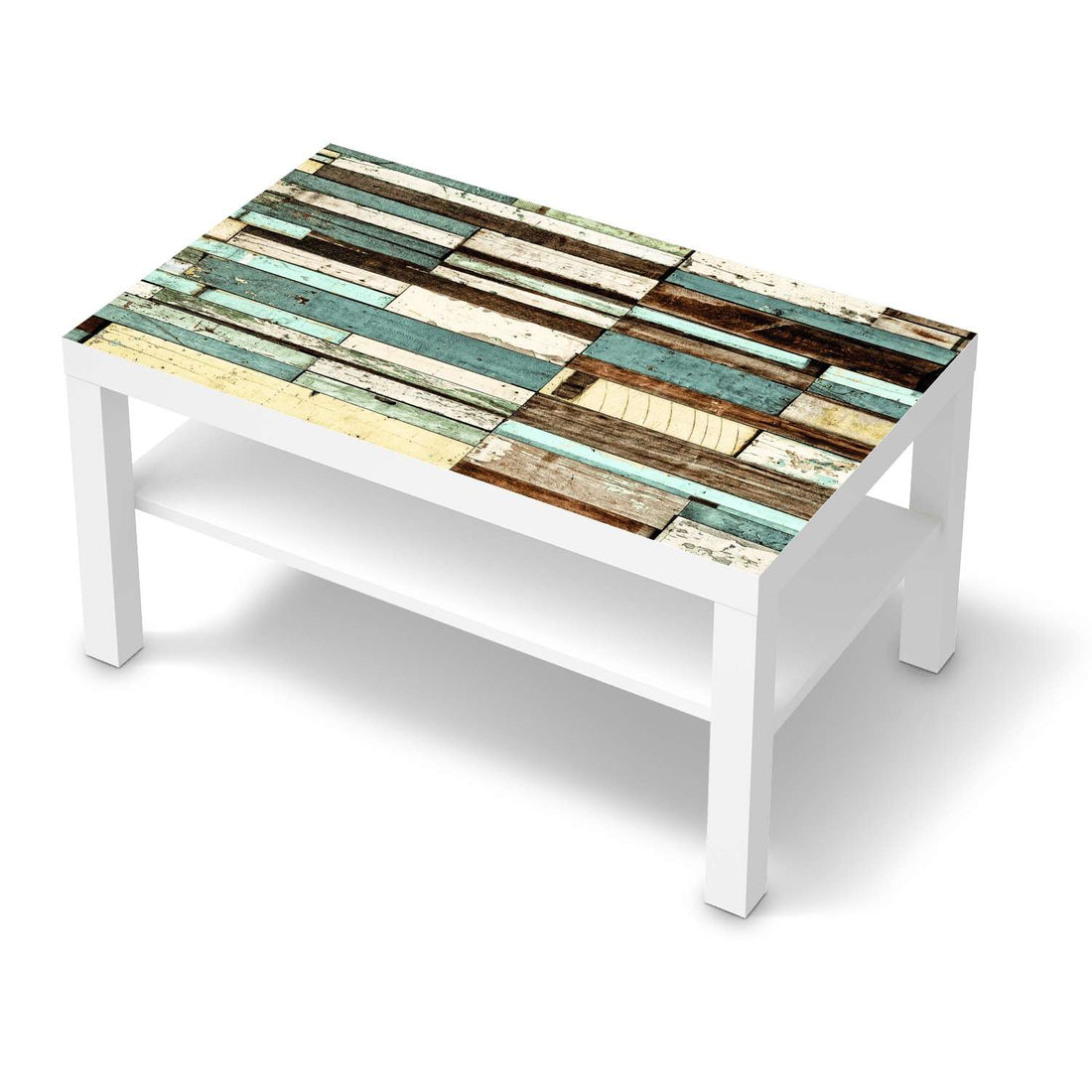 Möbelfolie Schiffsbruch - IKEA Lack Tisch 90x55 cm - weiss