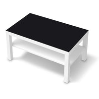 Möbelfolie Schwarz - IKEA Lack Tisch 90x55 cm - weiss