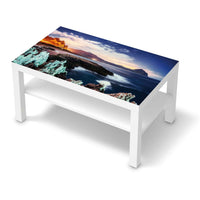 Möbelfolie Seaside - IKEA Lack Tisch 90x55 cm - weiss