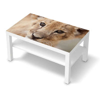 Möbelfolie Simba - IKEA Lack Tisch 90x55 cm - weiss