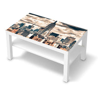 Möbelfolie Skyline NYC - IKEA Lack Tisch 90x55 cm - weiss