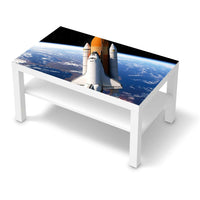 Möbelfolie Space Traveller - IKEA Lack Tisch 90x55 cm - weiss