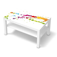 Möbelfolie Splash 2 - IKEA Lack Tisch 90x55 cm - weiss