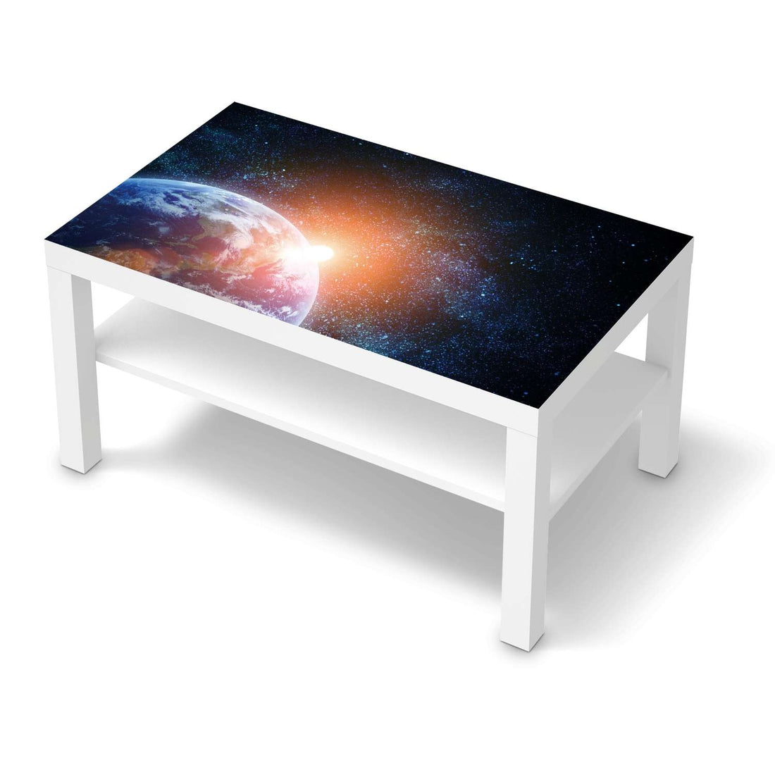 Möbelfolie Sunrise - IKEA Lack Tisch 90x55 cm - weiss