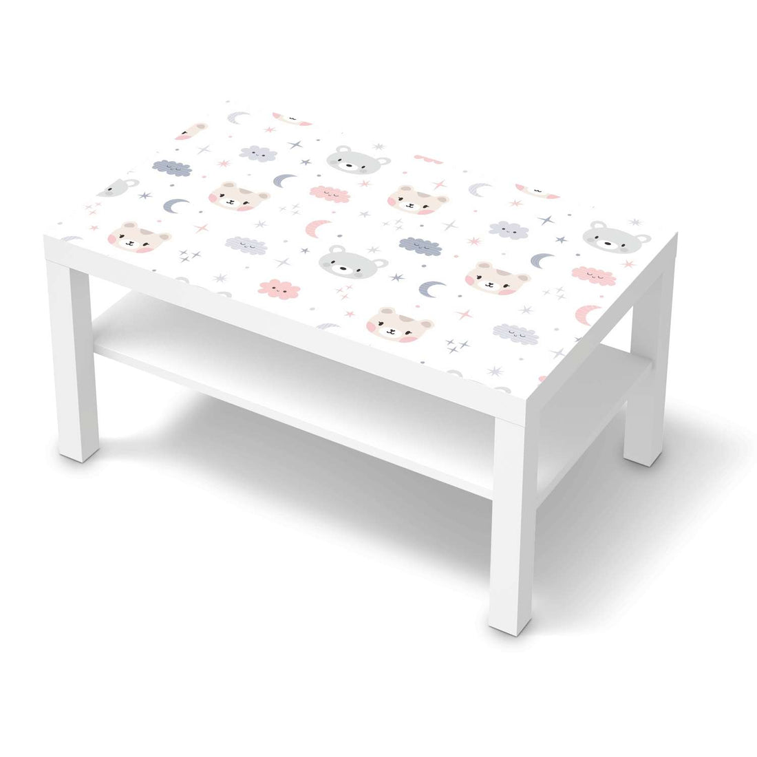 Möbelfolie Sweet Dreams - IKEA Lack Tisch 90x55 cm - weiss