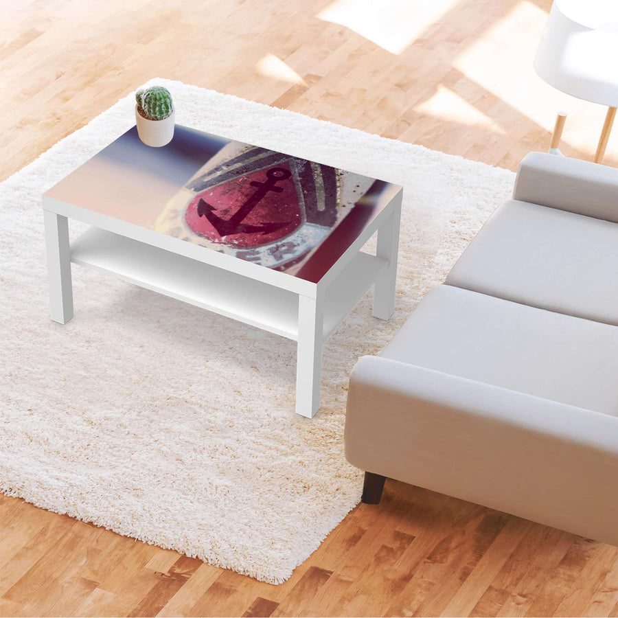 Möbelfolie Anker 2 - IKEA Lack Tisch 90x55 cm - Wohnzimmer
