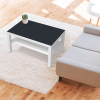Möbelfolie Blaugrau Dark - IKEA Lack Tisch 90x55 cm - Wohnzimmer