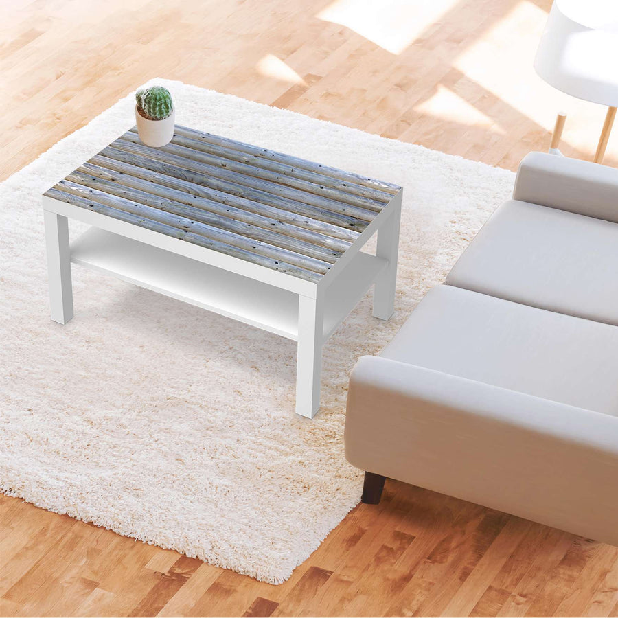 Möbelfolie Greyhound - IKEA Lack Tisch 90x55 cm - Wohnzimmer