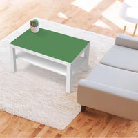 Möbelfolie Grün Light - IKEA Lack Tisch 90x55 cm - Wohnzimmer