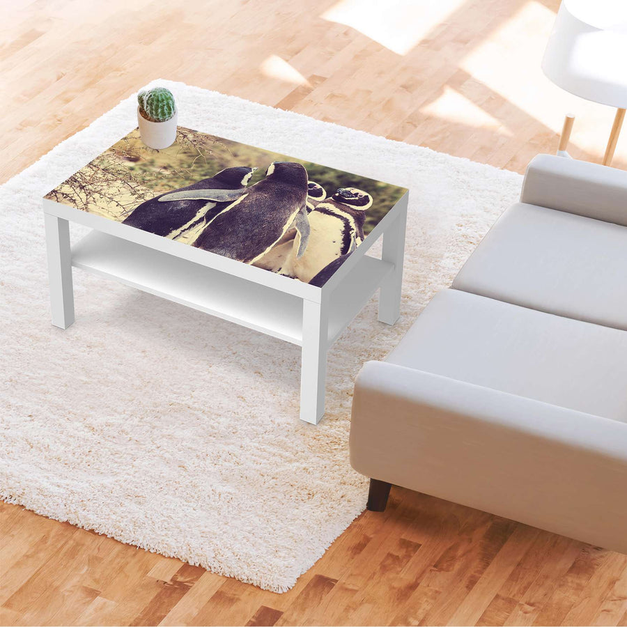 Möbelfolie Pingu Friendship - IKEA Lack Tisch 90x55 cm - Wohnzimmer