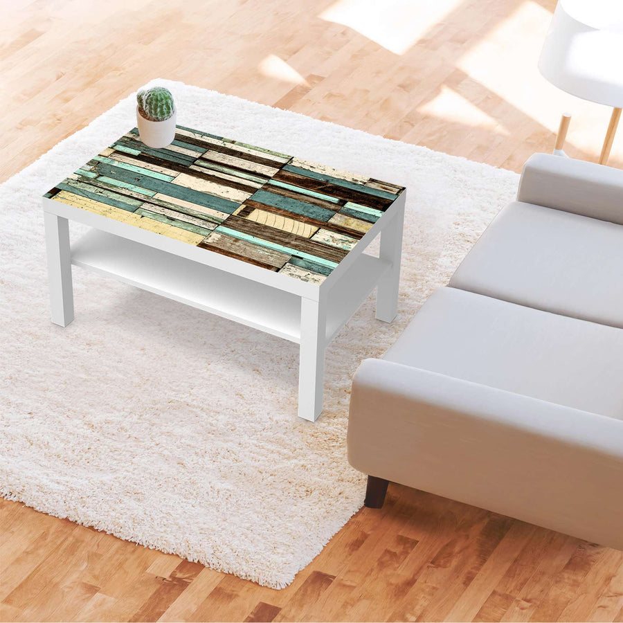 Möbelfolie Schiffsbruch - IKEA Lack Tisch 90x55 cm - Wohnzimmer
