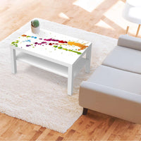 Möbelfolie Splash 2 - IKEA Lack Tisch 90x55 cm - Wohnzimmer