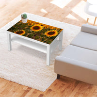 Möbelfolie Sunflowers - IKEA Lack Tisch 90x55 cm - Wohnzimmer